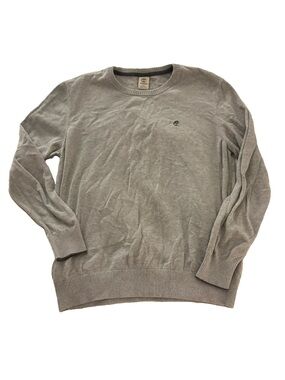 Timberland Men's Light Gray Crewneck Sweater